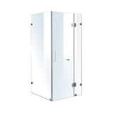 NNEDSZ 1100 x 1000mm Frameless 10mm Glass Shower Screen By Della Francesca