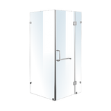 NNEDSZ 1100 x 1000mm Frameless 10mm Glass Shower Screen By Della Francesca