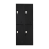 NNEDSZ Four-Door Office Gym Shed Storage Locker