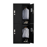 NNEDSZ Four-Door Office Gym Shed Storage Locker