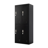 NNEDSZ Four-Door Office Gym Shed Storage Locker