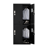 NNEDSZ Four-Door Office Gym Shed Storage Locker