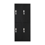NNEDSZ Four-Door Office Gym Shed Storage Locker