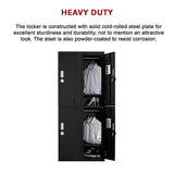 NNEDSZ Four-Door Office Gym Shed Storage Locker