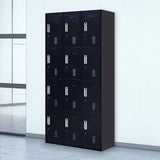 NNEDSZ 12-Door Locker for Office Gym Shed School Home Storage - Standard Lock with Keys