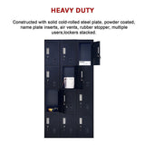NNEDSZ 12-Door Locker for Office Gym Shed School Home Storage - Standard Lock with Keys