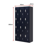 NNEDSZ 12-Door Locker for Office Gym Shed School Home Storage - Standard Lock with Keys