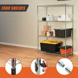 NNEDSZ Modular Wire Storage Shelf 900 x 350 x 1800mm Steel Shelving