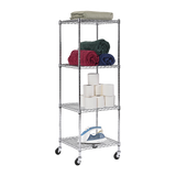 NNEDSZ Modular Wire Storage Shelf 450 x 450 x 1800mm Steel Shelving