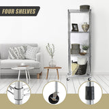 NNEDSZ Modular Wire Storage Shelf 450 x 450 x 1800mm Steel Shelving