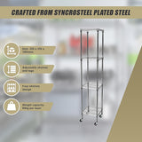 NNEDSZ Modular Wire Storage Shelf 450 x 450 x 1800mm Steel Shelving