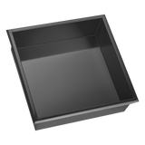 NNEDSZ 336 x 336 x 101mm Shower Niche Single Shelf Organizer No Tile Needed in Black