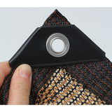 NNEDSZ 20m x 2m Fence Windscreen Privacy Screen Shade Cover Coffee Fabric Mesh Garden