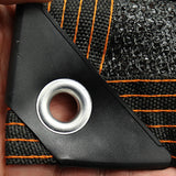 NNEDSZ 20m x 2m Fence Windscreen Privacy Screen Shade Cover Black Fabric Mesh Garden