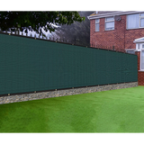 NNEDSZ 20m x 2m Fence Windscreen Privacy Screen Shade Cover Dark Green Fabric Mesh Garden