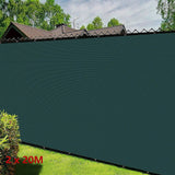 NNEDSZ 20m x 2m Fence Windscreen Privacy Screen Shade Cover Dark Green Fabric Mesh Garden