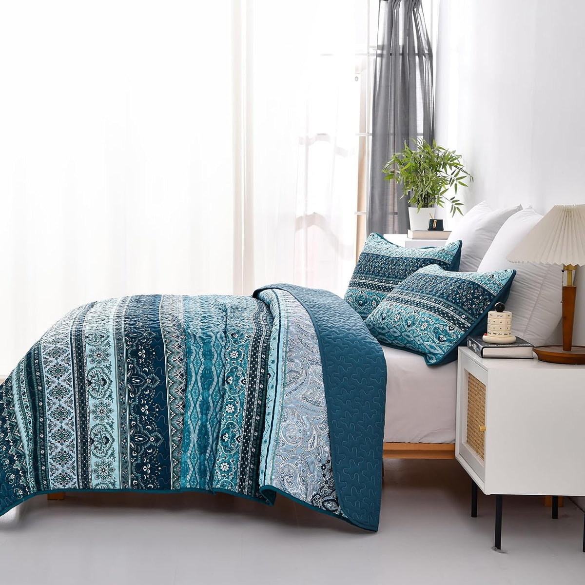 Shimmering Skies Quilted Blanket NCU0DK208
