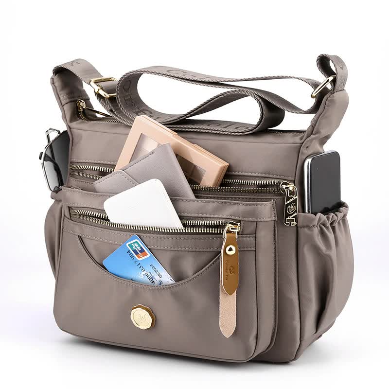Black Re-Nylon Crossbody Bag