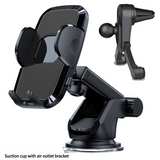 NNEDSZ 360° Adjustable Car Phone Holder - Dashboard and Air Vent Mount(S161+CF26)