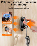NNEDSZ 360 Degree Rotating Magnetic Phone Holder - Strong Suction and Stable Design