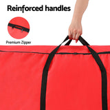 NNEDSZ Christmas Tree Storage Bag Fits Up to 8ft Tree Xmas Bag Red