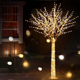 NNEDSZ 2.1M Christmas Tree 780 LED Lights Cherry Blossom Trees Jingle Jollys