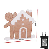 NNEDSZ 330 LED Christmas Lights Gingerbread Motif Fairy Light Decoration Jingle Jollys
