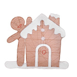 NNEDSZ 330 LED Christmas Lights Gingerbread Motif Fairy Light Decoration Jingle Jollys