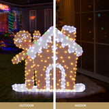 NNEDSZ 330 LED Christmas Lights Gingerbread Motif Fairy Light Decoration Jingle Jollys