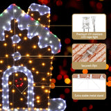 NNEDSZ 330 LED Christmas Lights Gingerbread Motif Fairy Light Decoration Jingle Jollys