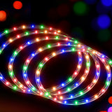 NNEDSZ 20M Christmas Lights String Rope Light Decorations 600 LED Colorful Jingle Jollys
