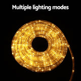NNEDSZ 20M Christmas Lights String Rope Light Decorations 600 LED Warm Jingle Jollys