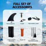 NNETM Inflatable Stand-Up Surfboard