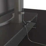 NNETM Organized Elevation: Dual-Level Monitor Stand with Drawer