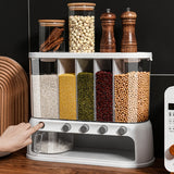 NNETM Kitchen Storage Container with Dividers