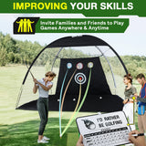 NNETM Golf Practice Net with Mat & Target