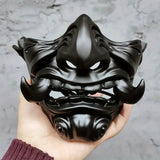 NNETM Samurai Spirit: Japanese Prajna Ghost Face Mask for Halloween
