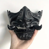 NNETM Samurai Spirit: Japanese Prajna Ghost Face Mask for Halloween
