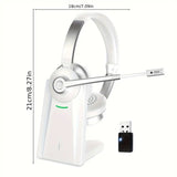 NNETM Wireless Headset with Mic and Charging Dock