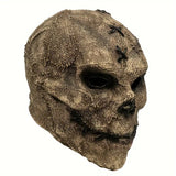 NNETM Halloween Scarecrow Skull Mask with Hat
