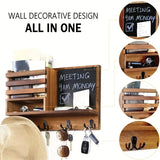 NNETM Wooden Key Holder Wall Mount