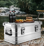 NNETM Camping Travel Aluminum Alloy Storage Box