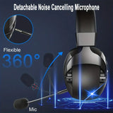 NNETM Wireless Gaming Headset with Mic, 48H Battery