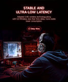 NNETM Wireless Gaming Headset with Surround RGB Noise Reduction Mic