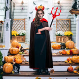 NNETM Halloween Devil Cloak Costume Set (3pcs)