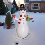 NNETM Inflatable Christmas Snowman Yard Decoration