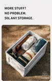 NNETM Portable Folding Storage Box 50L