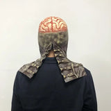 NNETM Halloween Skull Mask with Brain and Hat