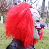 NNETM Spooky Joker Clown Latex Mask for Halloween Party
