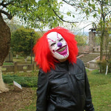 NNETM Spooky Joker Clown Latex Mask for Halloween Party